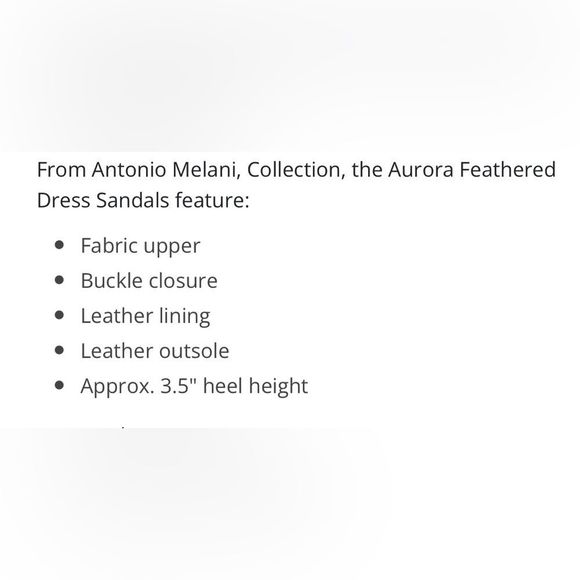 ❤️💗❤️ Antonio Melani AURORA Feathered Dress Sandal Rhinestones Ankle Wrap Strap - Picture 9 of 10